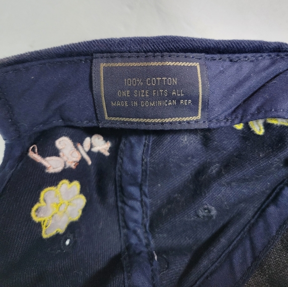 Walt Disney World Blue Vintage Winnie the Pooh Tigger Piglet Rabbit Hat Cap - Picture 8 of 10